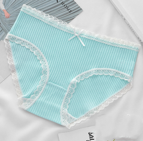Women's Cotton Underwear Pure Color Comfortable Briefs - Perfect for Everyday Wear & Lounge