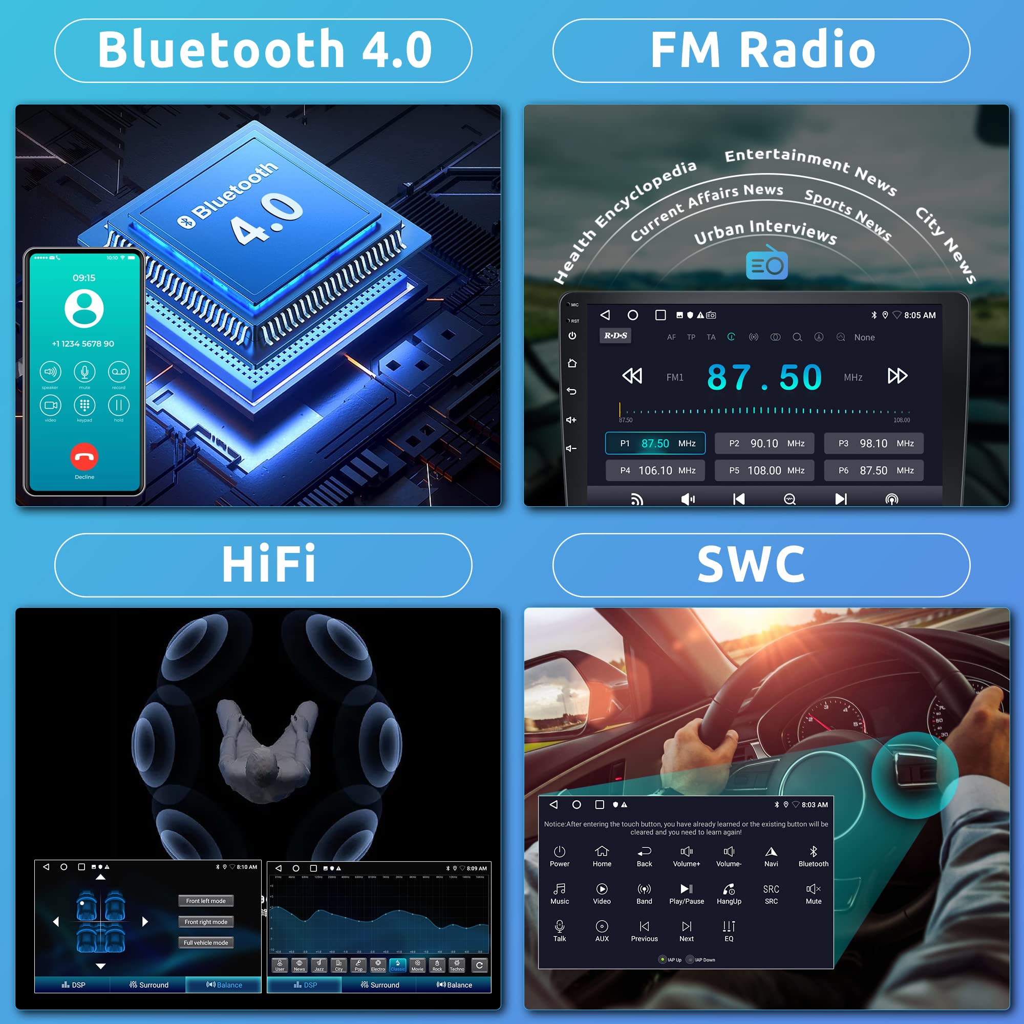 2G+32G Android Car Stereo for Ford Fiesta 2006-2011 | 9