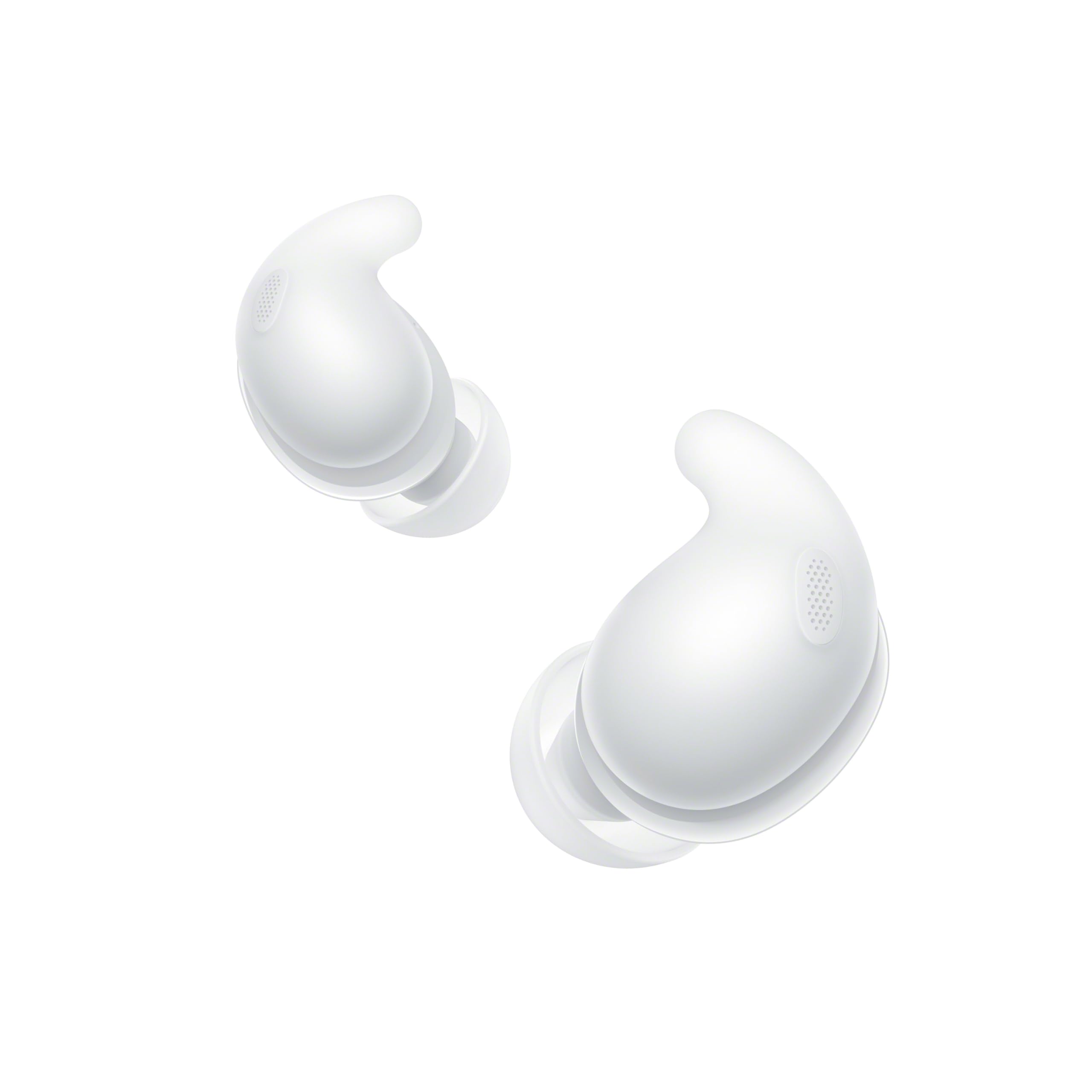 Sony LinkBuds Fit Truly Wireless Noise Canceling Earbuds - Small & Lightweight Bluetooth Headphones with Air Fitting Supporters, White - Perfect for Workouts, Commuting & Travel
