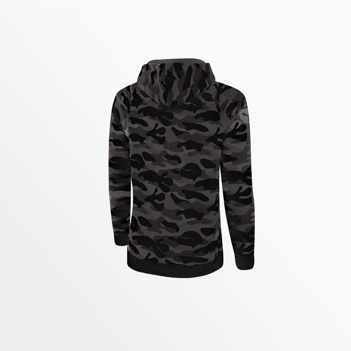 Women's French Terry Camo Print Pullover Hoodie - Soft & Stylish Casual Wear for Outdoor Activities & Lounge