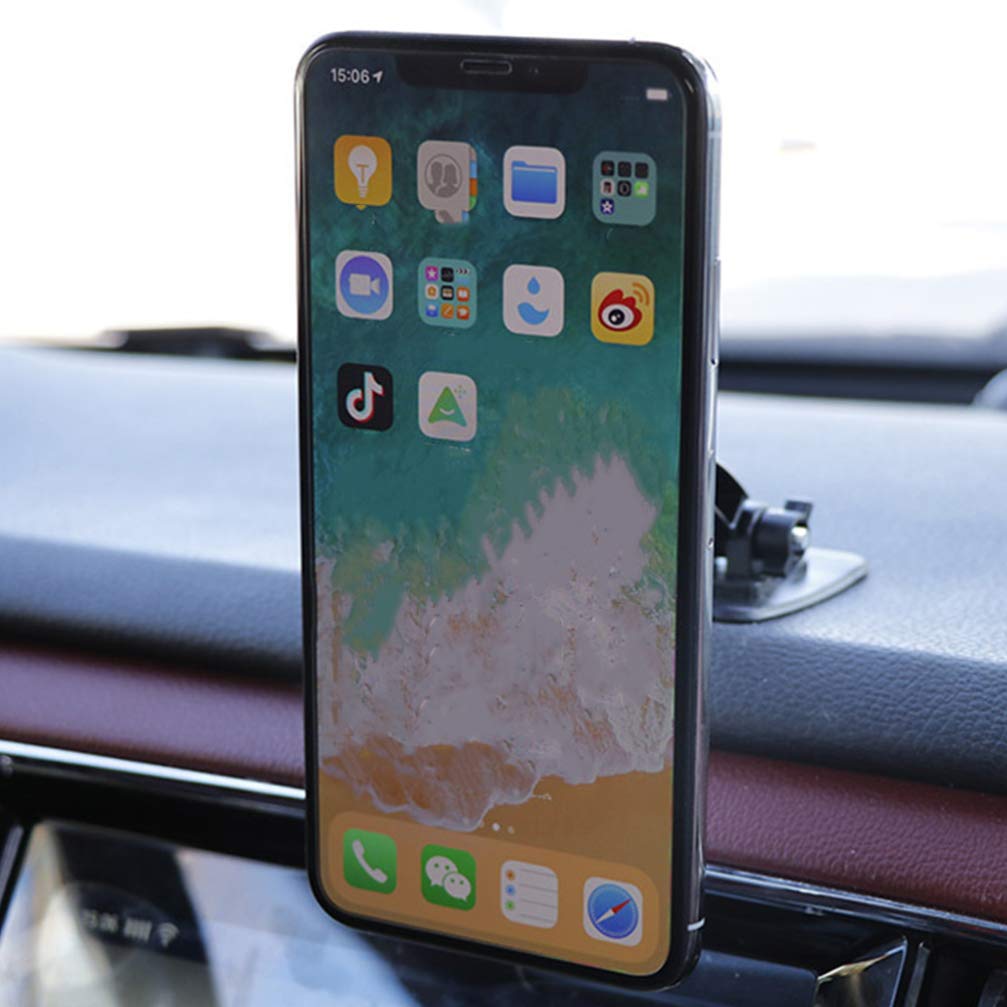 BESPORTBLE Magnetic Car Phone Mount - 360° Rotating Phone Holder for Car & Desk, Universal Cell Phone Stand with Strong Metal Magnet for iPhone, Samsung, Google Pixel - Perfect for Driving, Navigation & Office Use