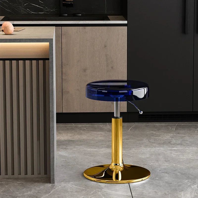 Premium Acrylic Kitchen Island Bar Stool - Modern High-End Counter Stool for Dining & Entertaining - Perfect for Home, Restaurant & Cafe Use