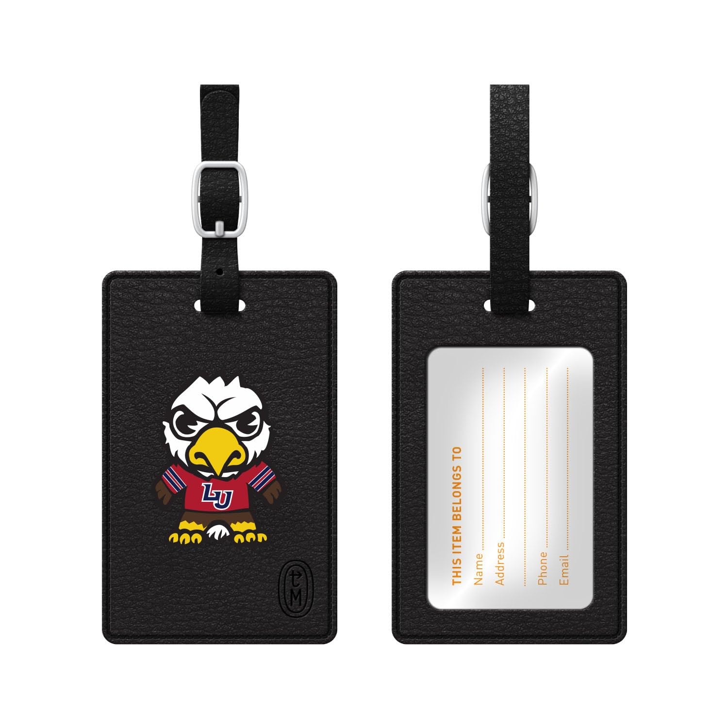 Liberty University TokyoDachi Classic Luggage Tag - Durable Travel ID Tag for Suitcases, Bags & Backpacks - Perfect for Airports, Cruises & Business Trips