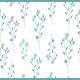 Vintage Botanical Turquoise