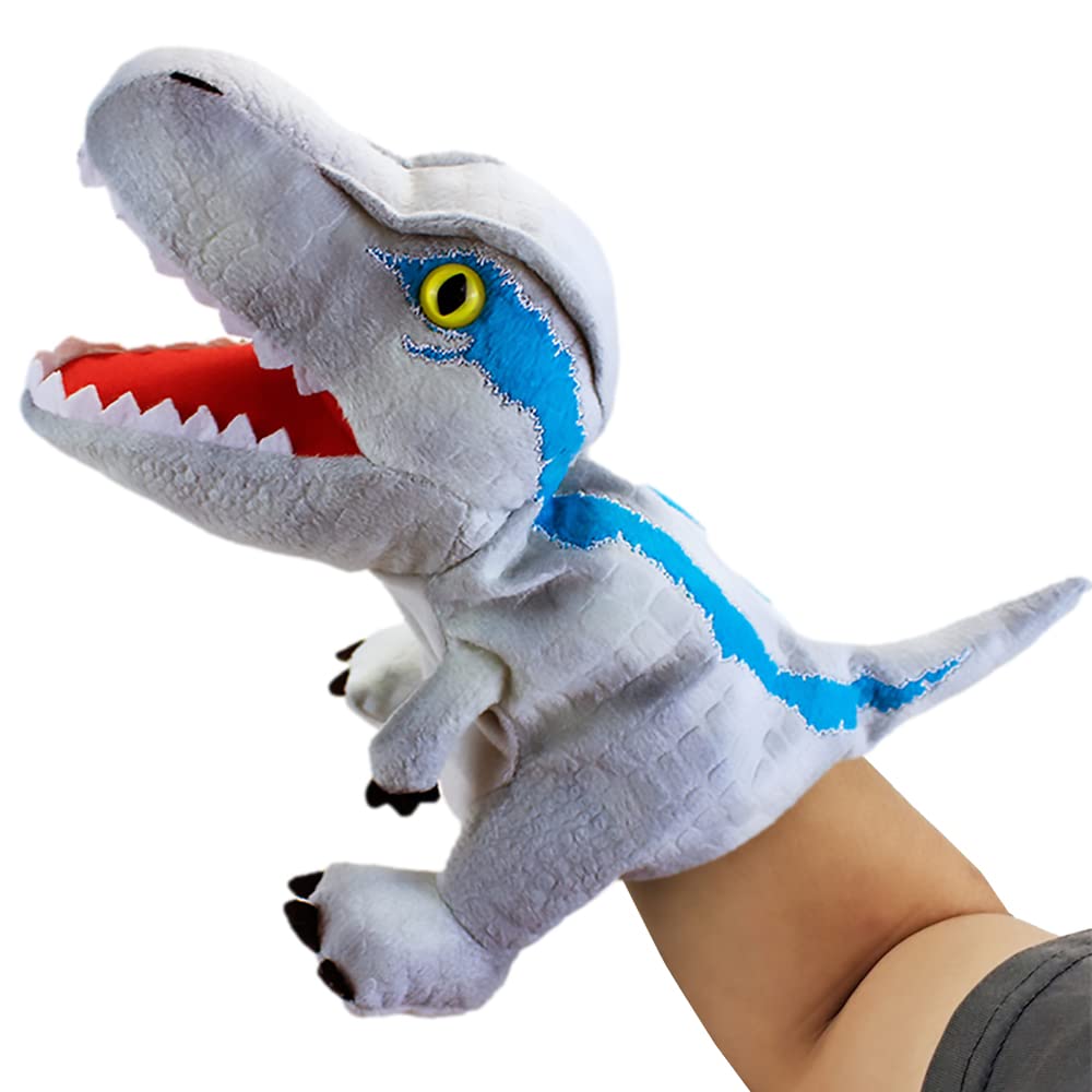 Dinosaur Stuffed Animal Plush Toy - Movable Mouth Hand Puppet for Kids Role Play, Soft Pterosaur Plushie for Children's Gift & Dog Toy | Perfect for Storytime, Pretend Play & Cuddling