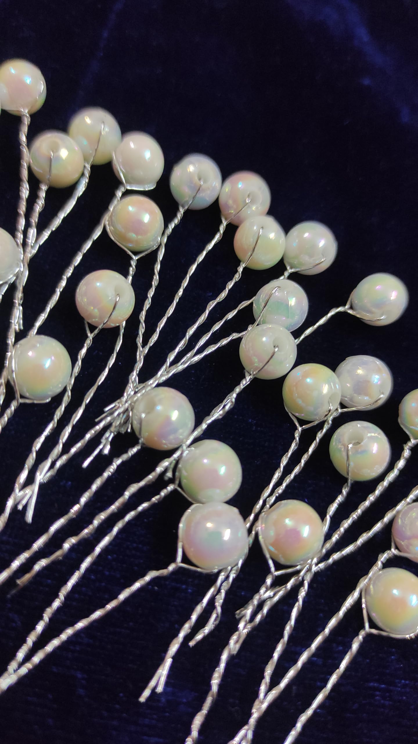 25 Pack Pearl Hair Pins for Wedding Hairstyles - Adjustable Hair Clips & Bridal Hair Accessories for Women & Girls (Shiny White) - Perfect for Bridal Parties, Prom & Special Occasions