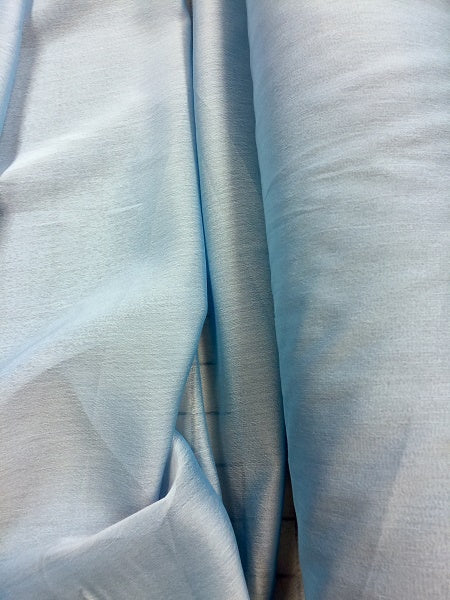 Premium Poly Chiffon Fabric - 59/60 Inches Wide Two-Tone Baby Blue - Perfect for DIY Dresses, Scarves & Home Decor