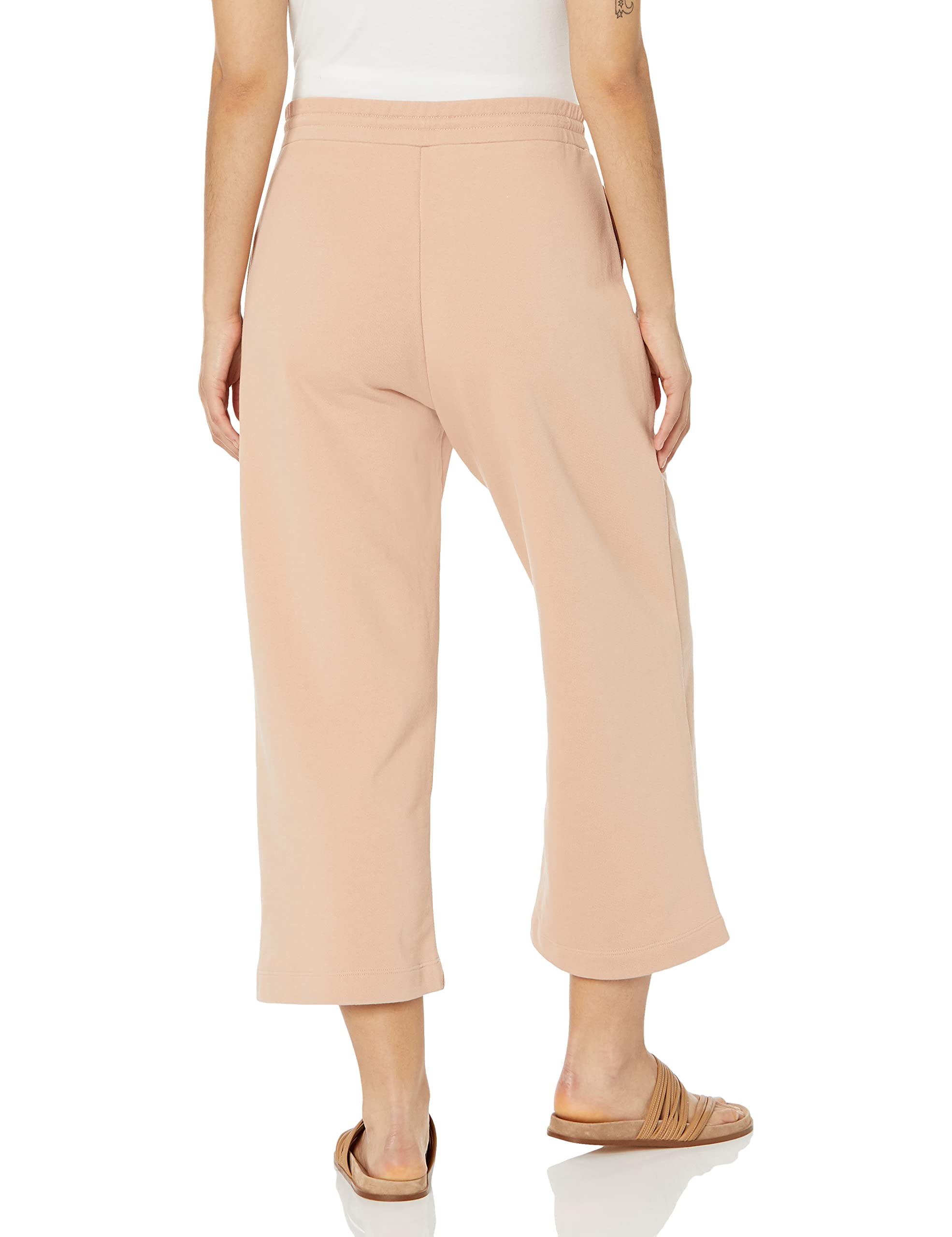 Vince Women's Wide Leg Cropped Sweatpants - Comfortable Lounge Pants for Yoga, Running Errands & Casual Wear