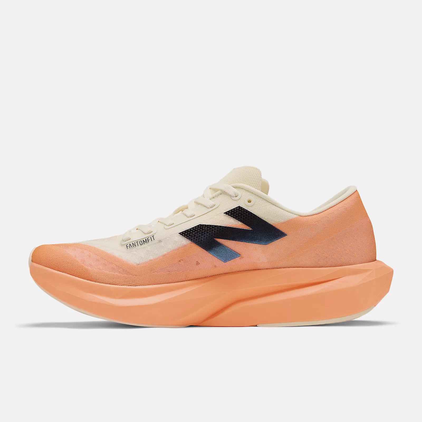 New Balance Men's FuelCell Rebel v4 Running Shoes - Hot Mango/Angora/Black | Lightweight Cushioned Sneakers for Road Running, Training & Gym Workouts