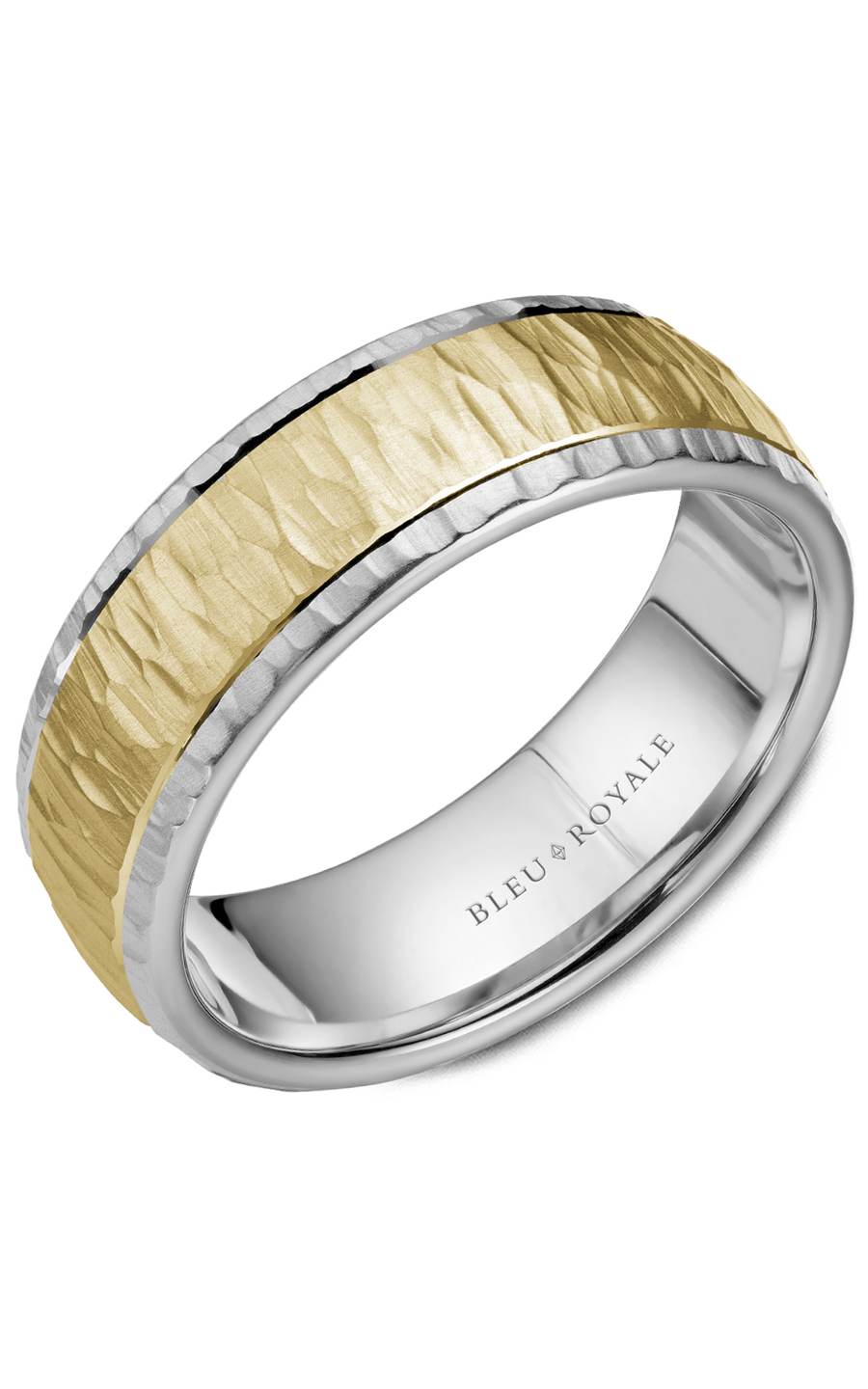 Bleu Royale Men's Wedding Band RYL 045YW75 - 14K Yellow Gold Classic Ring for Grooms & Anniversary Gifts | Perfect for Weddings, Engagements & Special Occasions