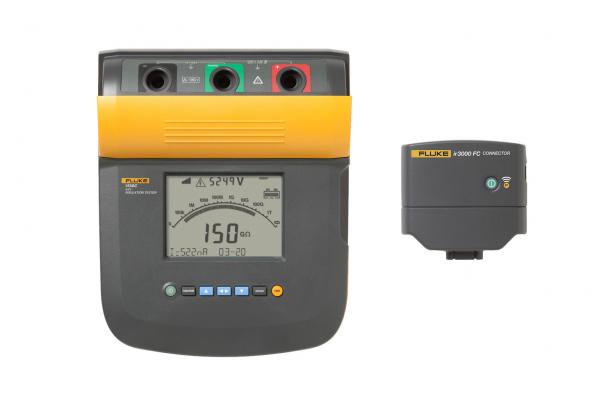 Fluke 1555 10kV Insulation Resistance Tester - Digital Megohmmeter for Electrical Safety Testing (Item 3665056) | Perfect for Industrial Maintenance, HVAC Systems & Power Equipment Diagnostics