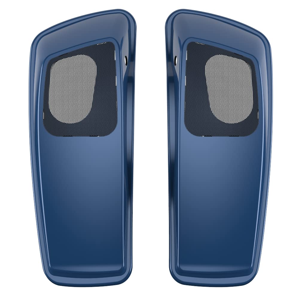 Premium 6X9 Saddlebag Speaker Lids for 2014+ Harley Davidson Touring Bikes - Color Matched Replacement Covers for Enhanced Audio & Style - Perfect for Road Trips and Custom Motorcycle Upgrades