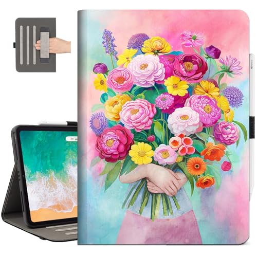 Pink Blue Floral Bouquet