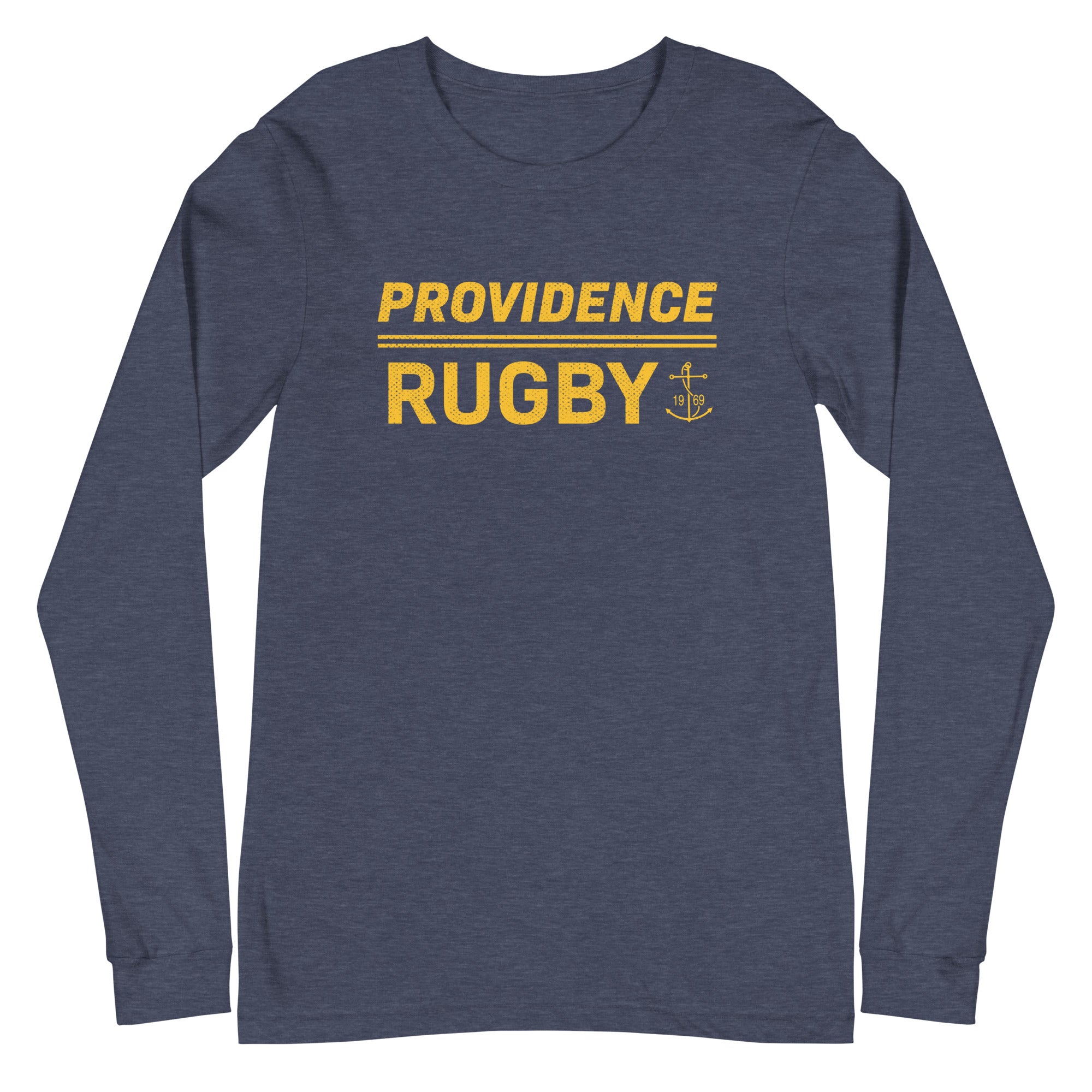 Providence RFC Long Sleeve Social T-Shirt - Comfortable Cotton Rugby Shirt for Men - Perfect for Casual Wear, Sports & Team Events