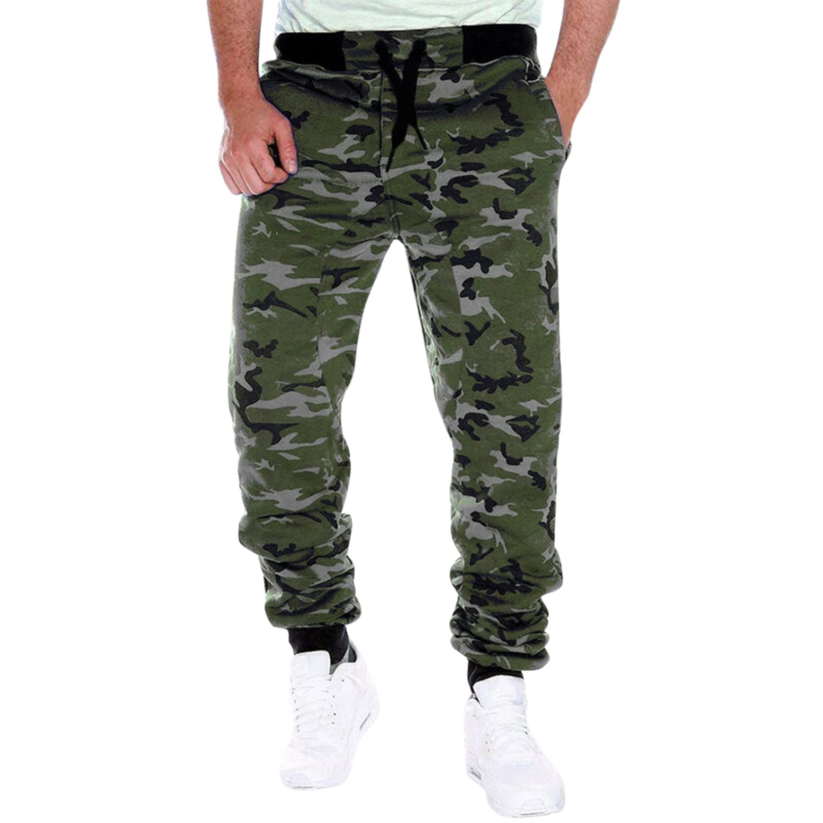 Men's Camouflage Cargo Pants - Loose Fit Casual Hiking Trousers with Multiple Pockets | Outdoor Adventure, Workwear & Street Style Fashion