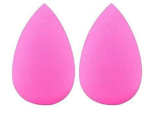 Angelie Foundation Makeup Sponge Blender - Egg Shaped Beauty Blender for Liquid, Cream & Powder Makeup, Latex-Free Cosmetic Sponge for Concealer & Contouring (Pack of 2) - Perfect for Professional Makeup Application & Everyday Beauty Routine