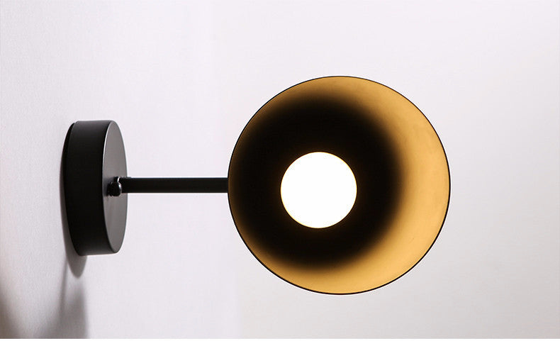 Keefa Modern Wall Sconce Light - Dimmable LED Wall Lamp for Bedroom, Living Room, Hallway - Energy Saving Indoor Lighting Fixture (Black) - Perfect for Home Decor and Ambient Lighting
