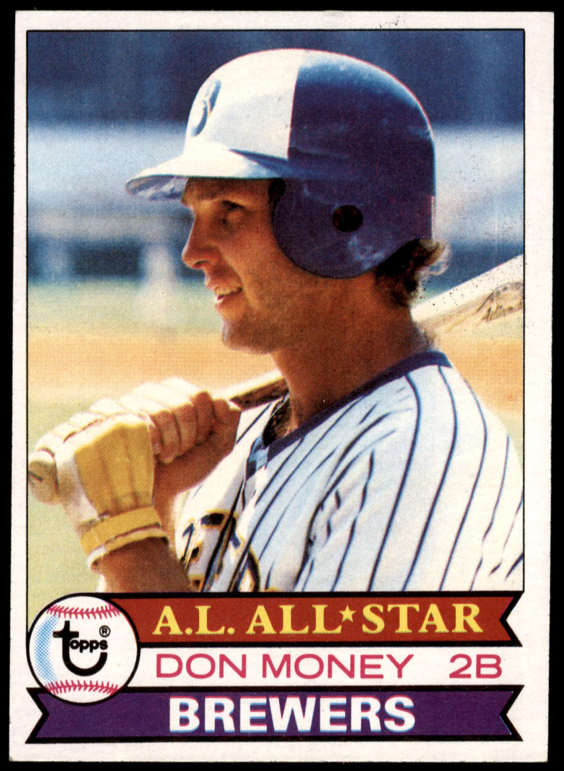 1979 Topps #265 Don Money Milwaukee Brewers Baseball Card - EX Condition - Vintage MLB Collectible for Sports Memorabilia & Trading Card Collections