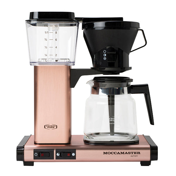Moccamaster Classic Copper/Brass Coffee Maker - Premium Drip Coffee Machine for Home & Office Use - Perfect for Breakfast, Entertaining & Daily Brewing