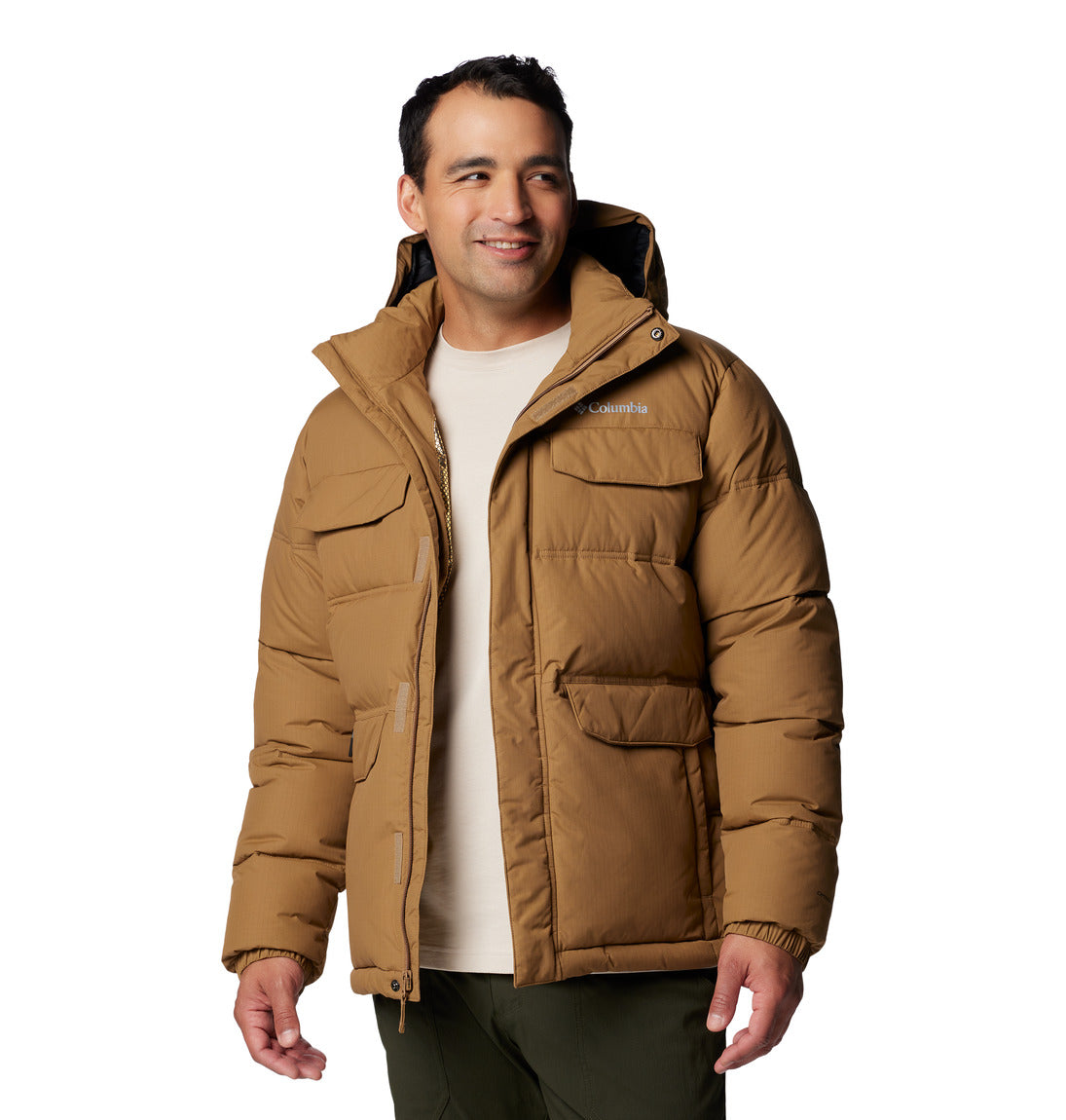 Columbia Men's Landroamer™ Puffer Jacket - Lightweight Water-Resistant Winter Coat for Outdoor Activities, Hiking & Travel