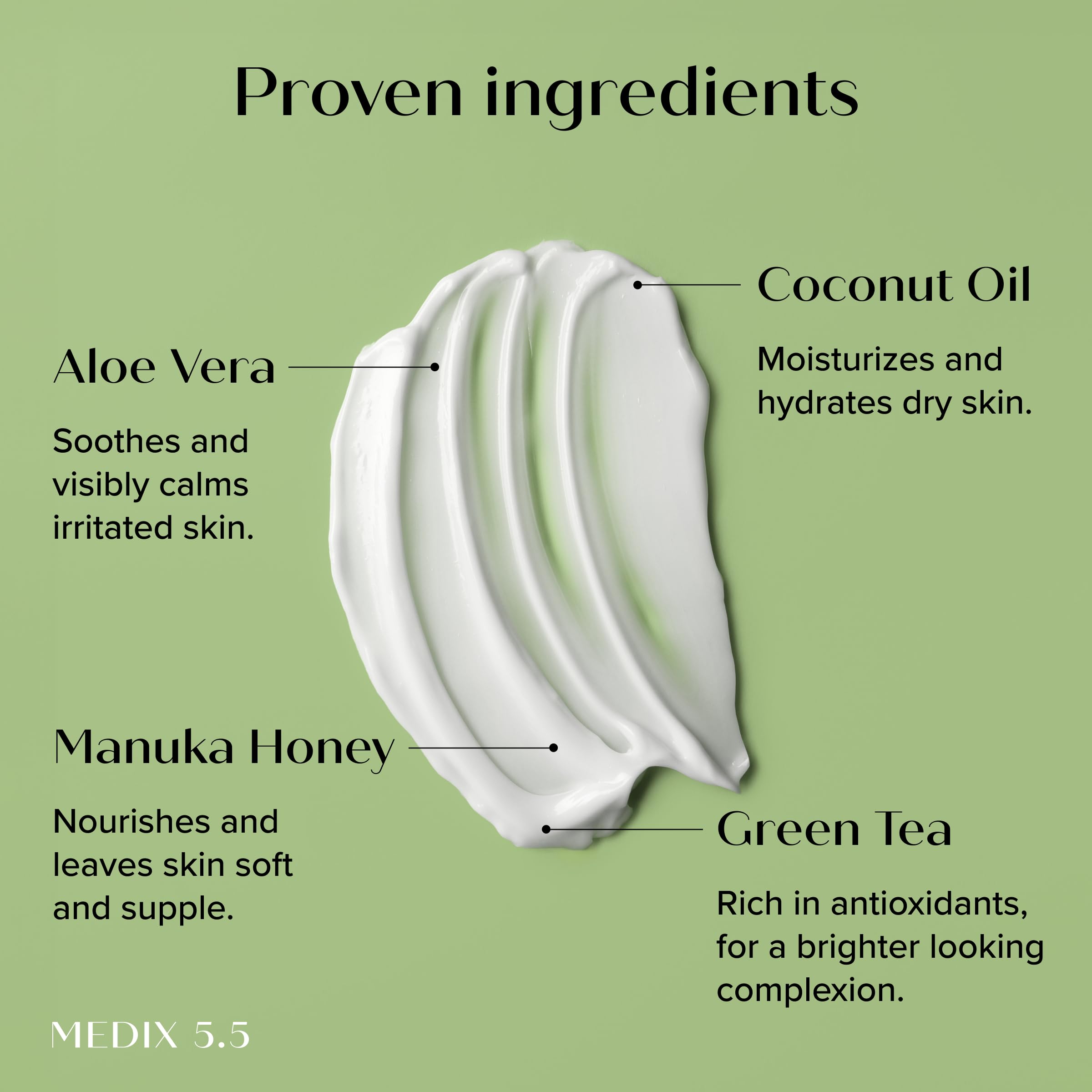 Medix 5.5 Coconut Oil & Manuka Honey Body Cream with Glycolic Acid & Lactic Acid Exfoliating Wash + 20% Vitamin F Hydrating Serum Set - Dry Skin Care Kit for Smooth, Glowing Skin | Dermatologist-Tested, Cruelty-Free Formula for Women & Men | Perfect for Daily Hydration, Spa Night, Post-Shower Routine, Gift Giving & Travel Skincare Essentials