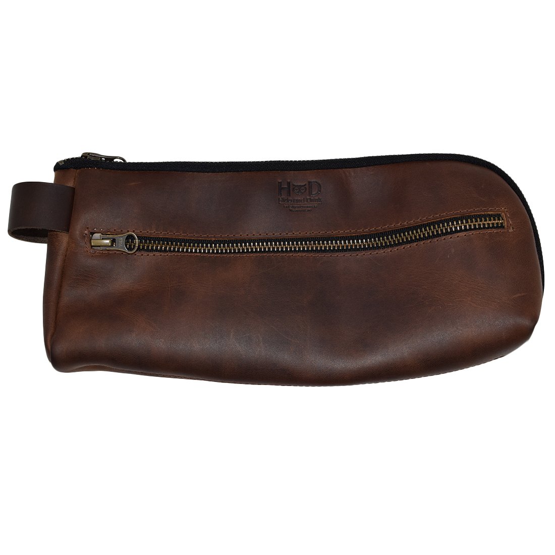 Premium Full Grain Leather Switch Carrying Case - Handmade Urban Travel Pouch with Scratch Protection | Perfect for Nintendo Switch Storage & Commuting | Durable Bourbon Brown Minimalist Essentials Bag