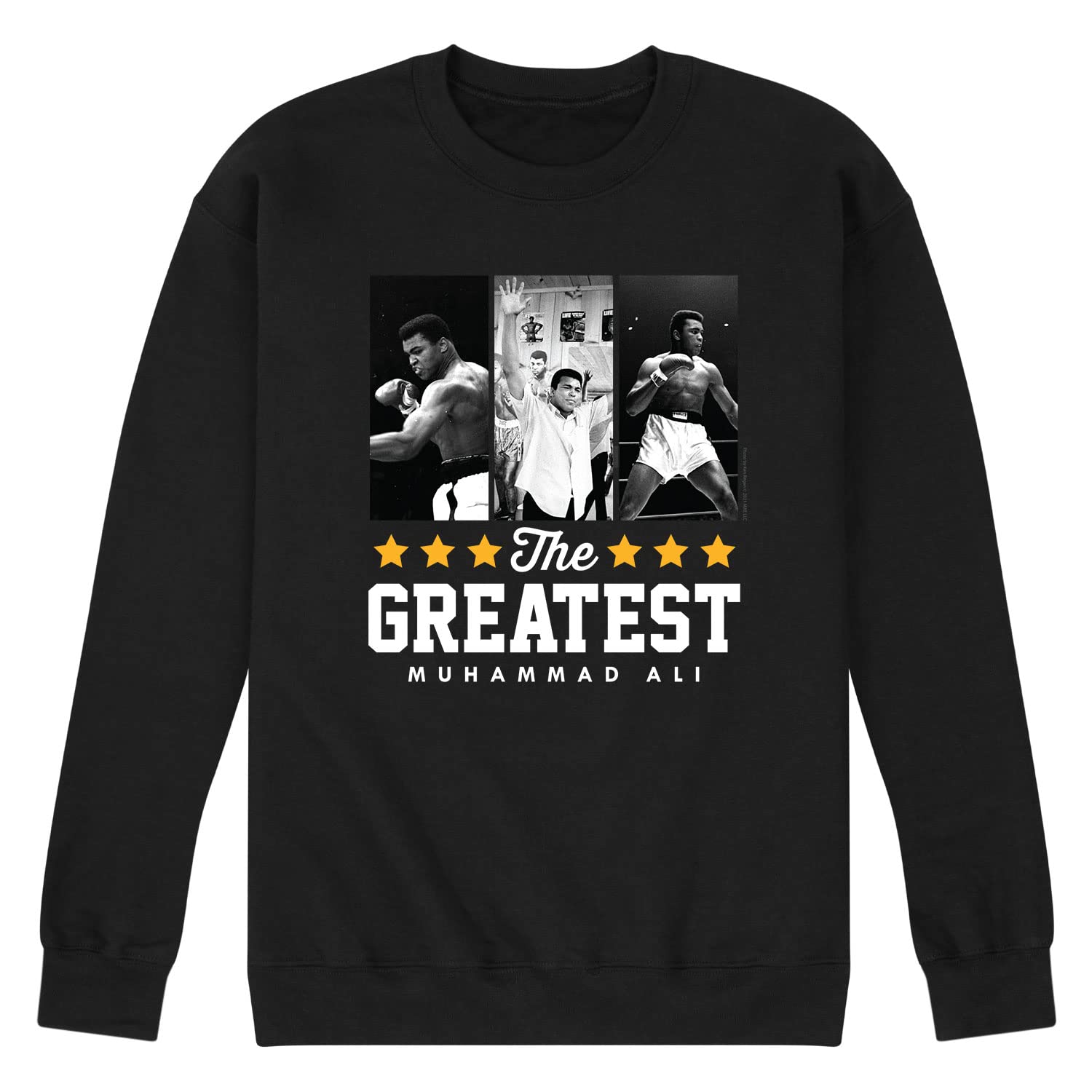 Muhammad Ali Men's Fleece Pullover Hoodie - Soft Crewneck Sweatshirt for Men - Casual Wear, Gym & Street Style
