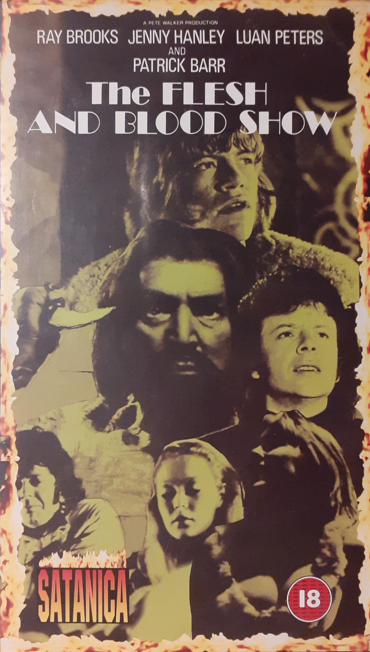 The Flesh and Blood Show [VHS] - Classic Horror Movie for Halloween Nights & Vintage Film Collections