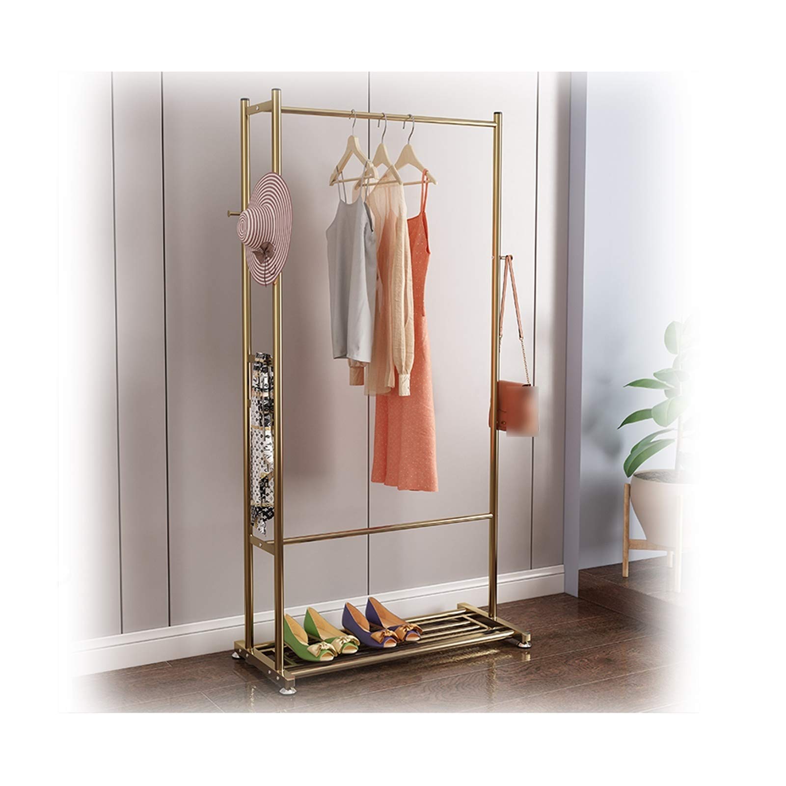 XINGLL Coat Rack Stand - Heavy Duty Metal Clothes Hanger for Entryway, Office & Home Storage