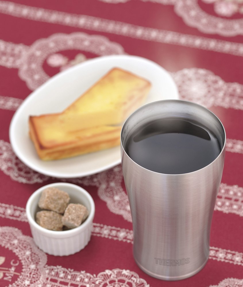 Thermos JDE-340 S Stainless Steel Vacuum Insulated Tumbler - 11.8oz (340ml) Leakproof Travel Mug for Coffee, Tea & Cold Drinks - Perfect for Office, Commuting & Outdoor Activities