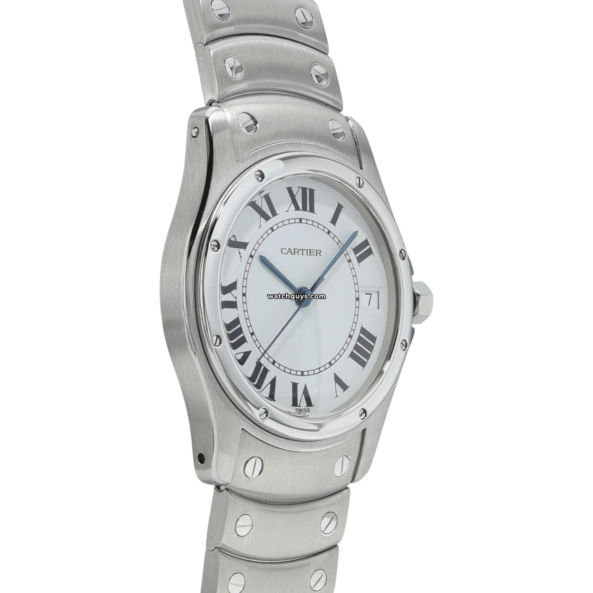 Cartier Santos Ronde 1920 Watch - Luxury Stainless Steel Unisex Timepiece for Men & Women | Perfect for Business Meetings, Formal Events & Everyday Elegance
