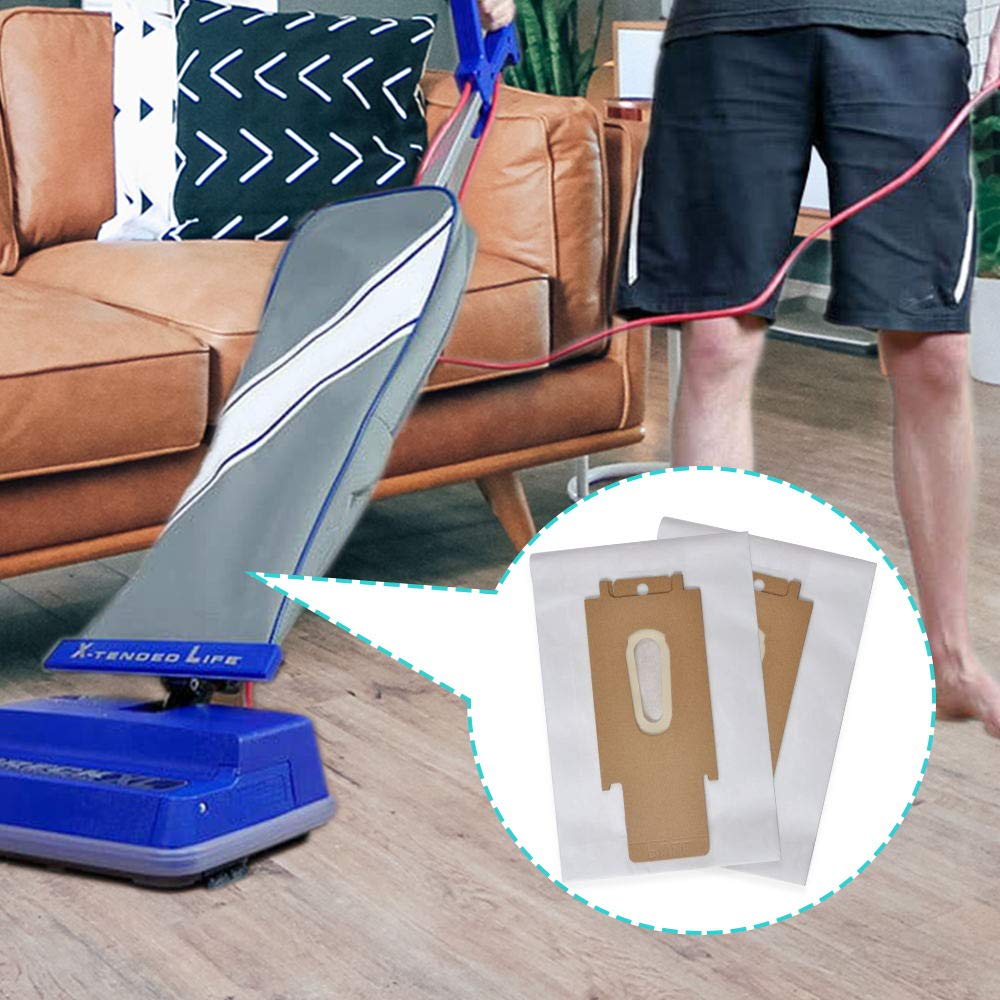 KEEPOW 20 Pack Vacuum Cleaner Bags for Oreck Type CC - Compatible with All XL Upright Vacuums | HEPA Filtration | Ideal for Home, Office & Pet Hair Cleaning
