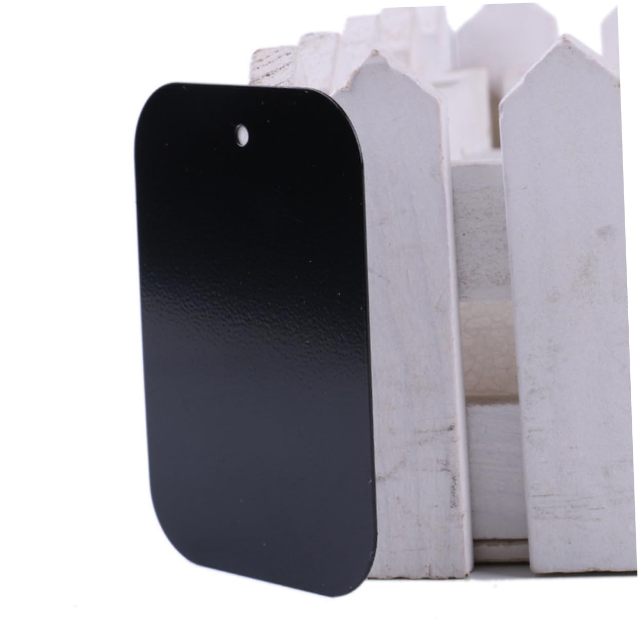 HEMOTON Magnetic Car Phone Mount - 2 Rectangular & 2 Round Metal Plates for Strong Phone Holder | Secure Your Phone While Driving