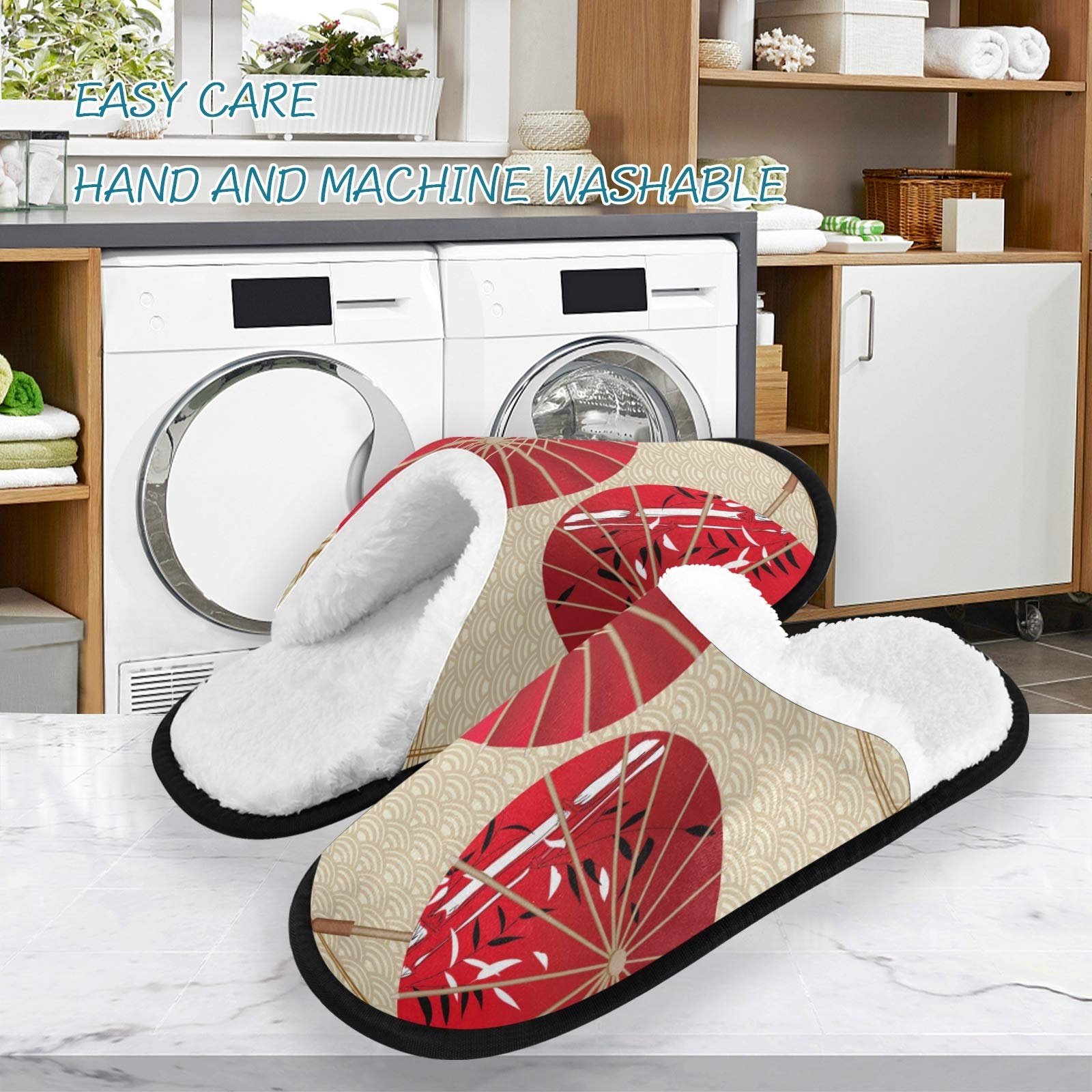 ALAZA Abstract Octopus Non-Slip House Slippers for Men & Women - Comfortable Indoor, Hotel, Spa, Travel & Bedroom Slippers for Home Use