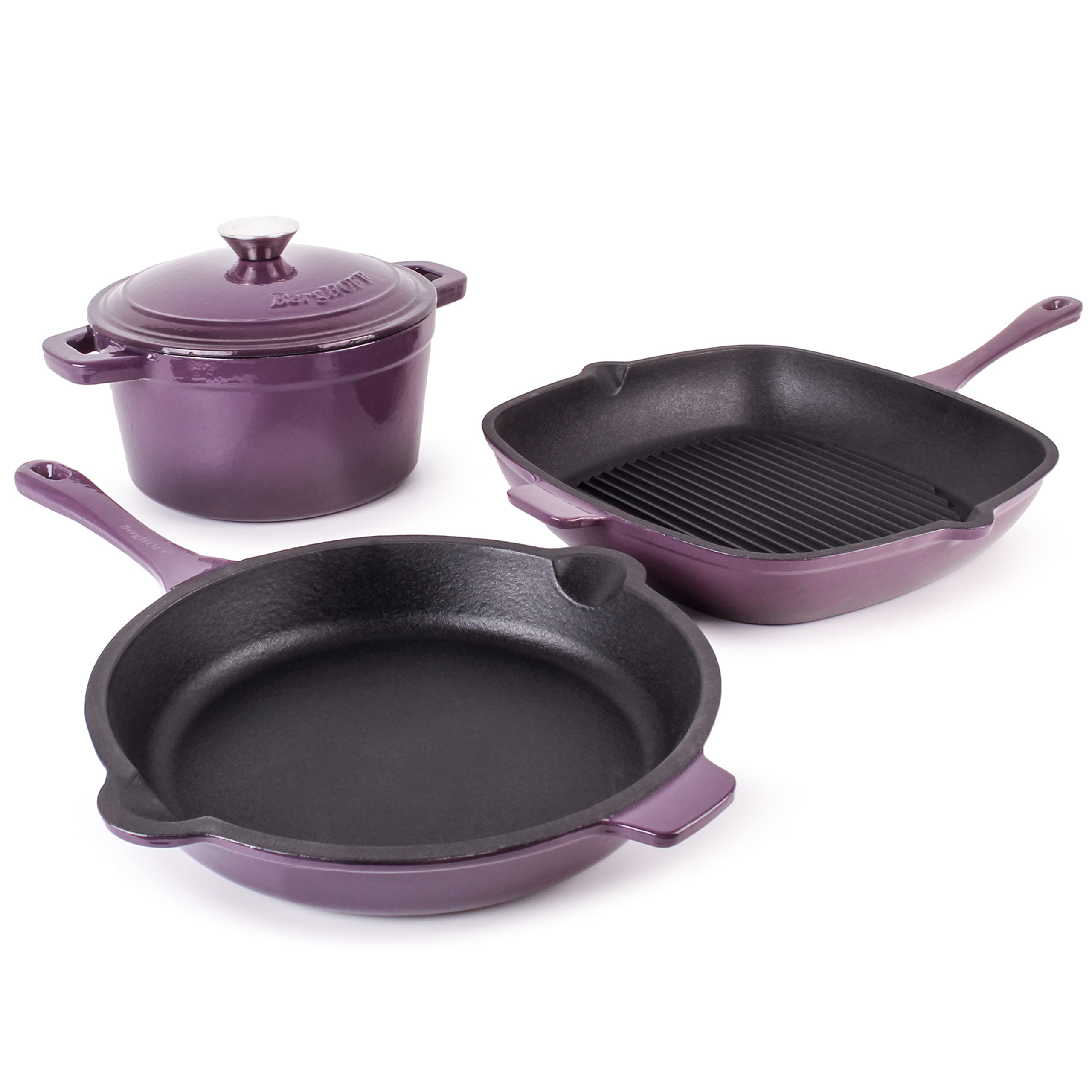 BergHOFF 4-Piece Enameled Cast Iron Cookware Set - 11
