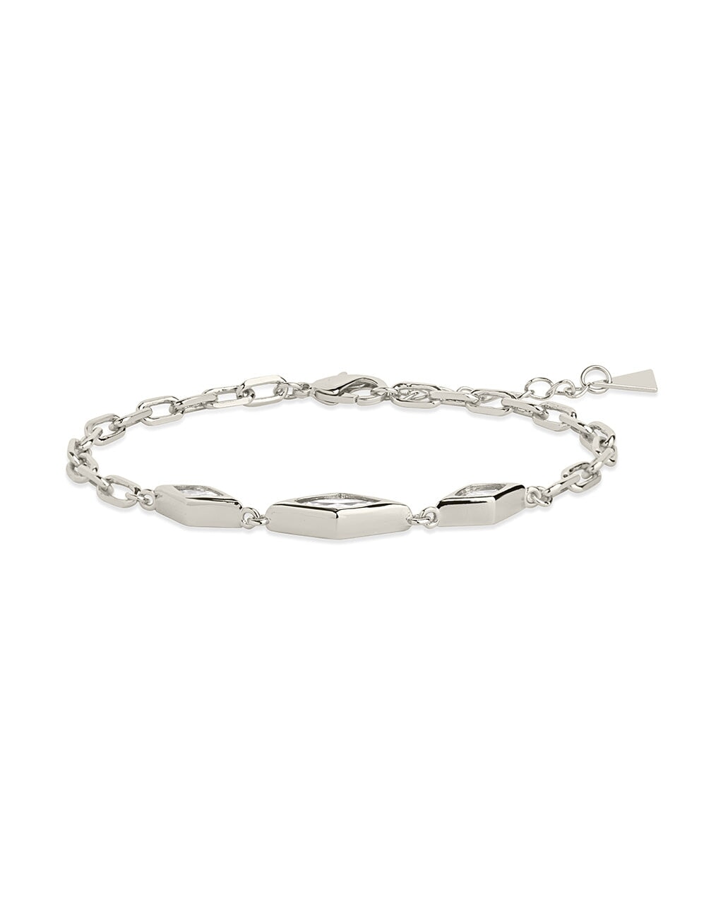 Lissie CZ Station Chain Bracelet for Women - Elegant Cubic Zirconia Tennis Bracelet, Dainty Gold Plated Jewelry Gift for Her - Perfect for Parties, Weddings & Everyday Wear
