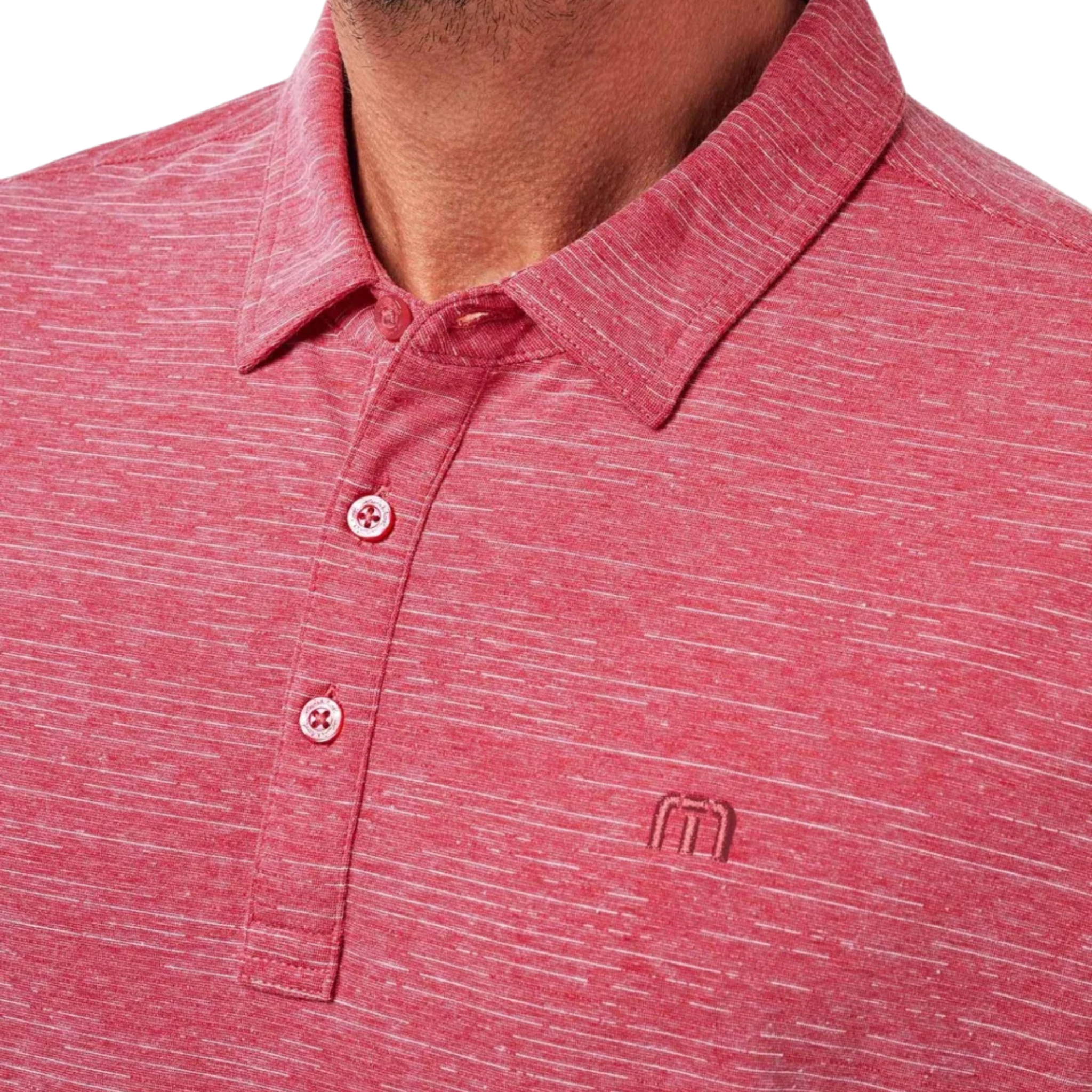 TravisMathew The Heater Men's Performance Polo Shirt - Moisture-Wicking & Breathable for Golf, Tennis & Casual Wear