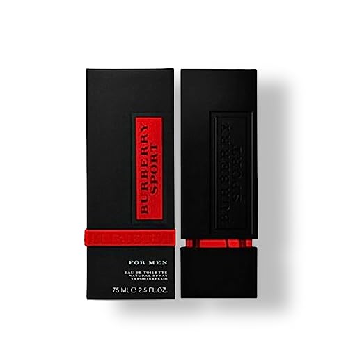 Burberry Sport Eau De Toilette for Men - 2.5 oz / 73.93 mL Cologne Spray (Tester) | Fresh & Woody Fragrance | Perfect for Daily Wear, Gym & Outdoor Activities