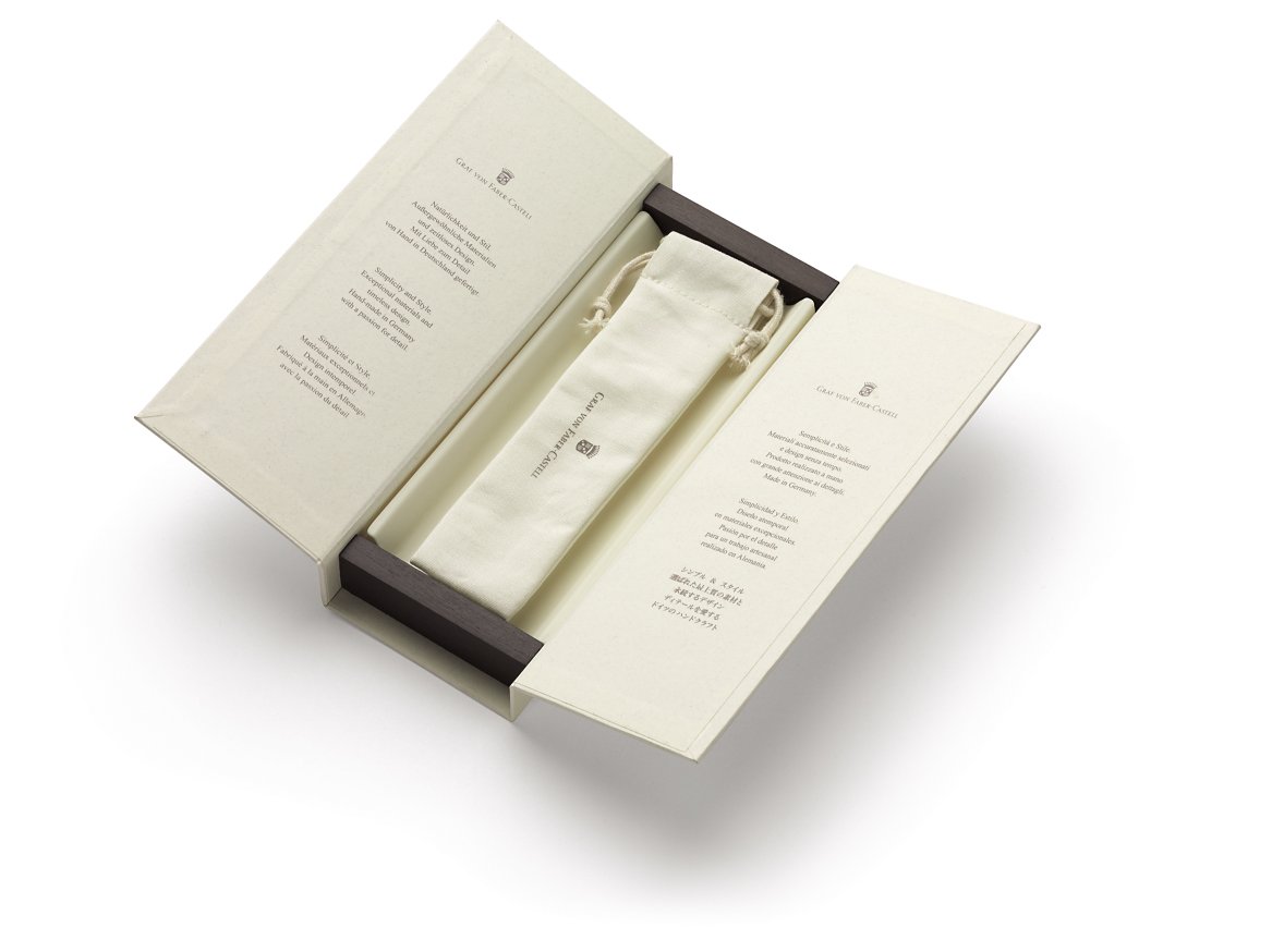 Faber Castell 146730 Premium Oil-Based Ballpoint Pen - Guilloche Design, Sisley Collection, Anthracite Color - Perfect for Office, School & Gift Giving