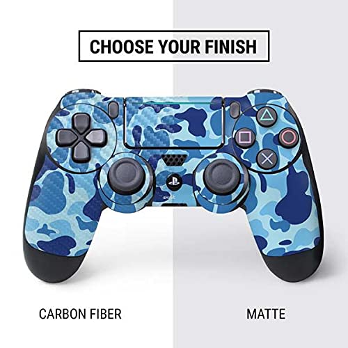 Skinit Custom Gaming Skin Decal for PS4 Slim Bundle - Light Blue Street Camo Design | Protective Cover for PlayStation 4 Slim | Perfect for Gamers & Collectors