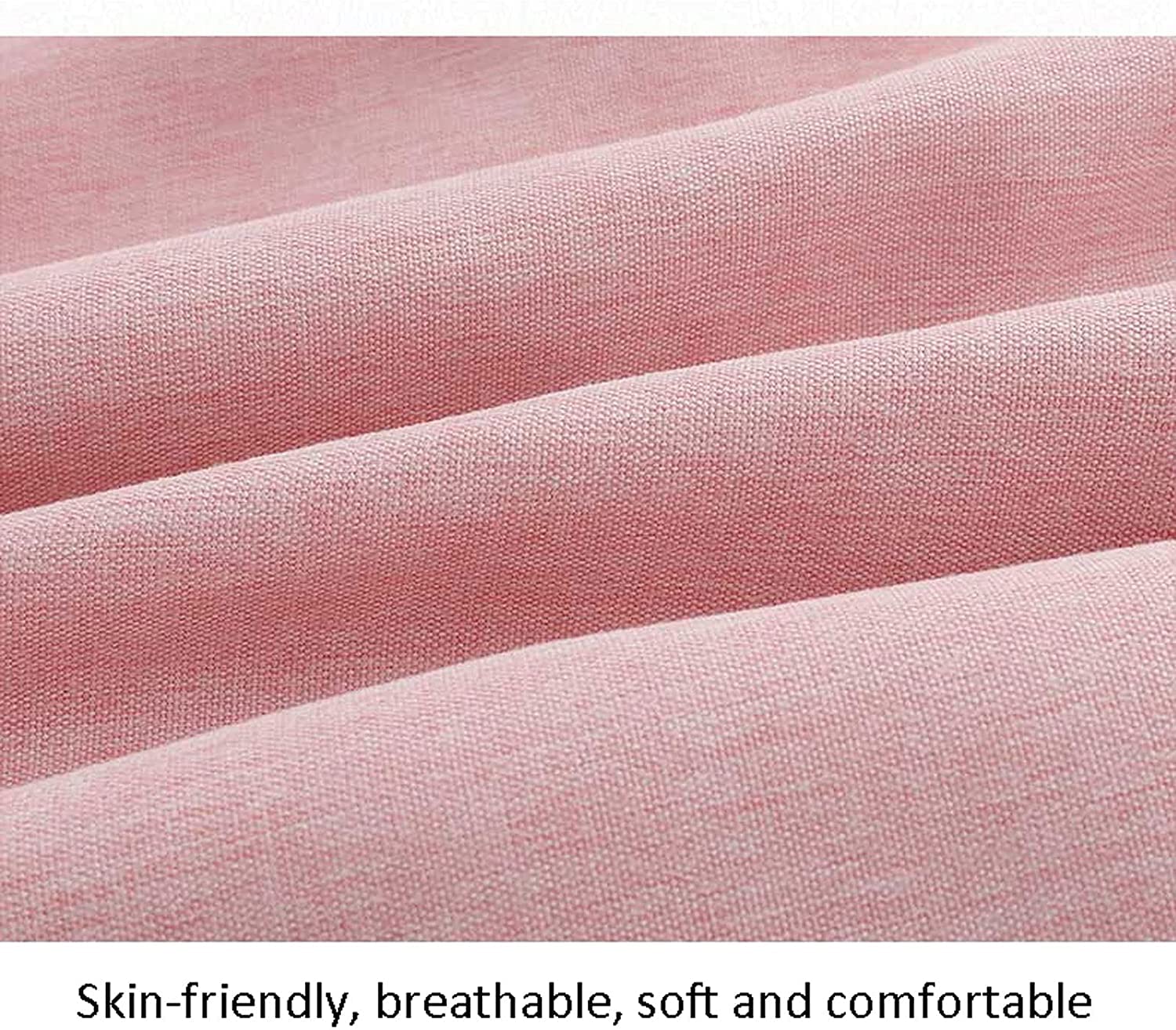 4-Piece Luxury Spa Massage Bed Sheet Set - Premium Cotton Linen Bedding for Beauty Salons & Spas (Pink, 70x185cm) - Professional Salon Treatment, Facial, Massage Therapy & Relaxation