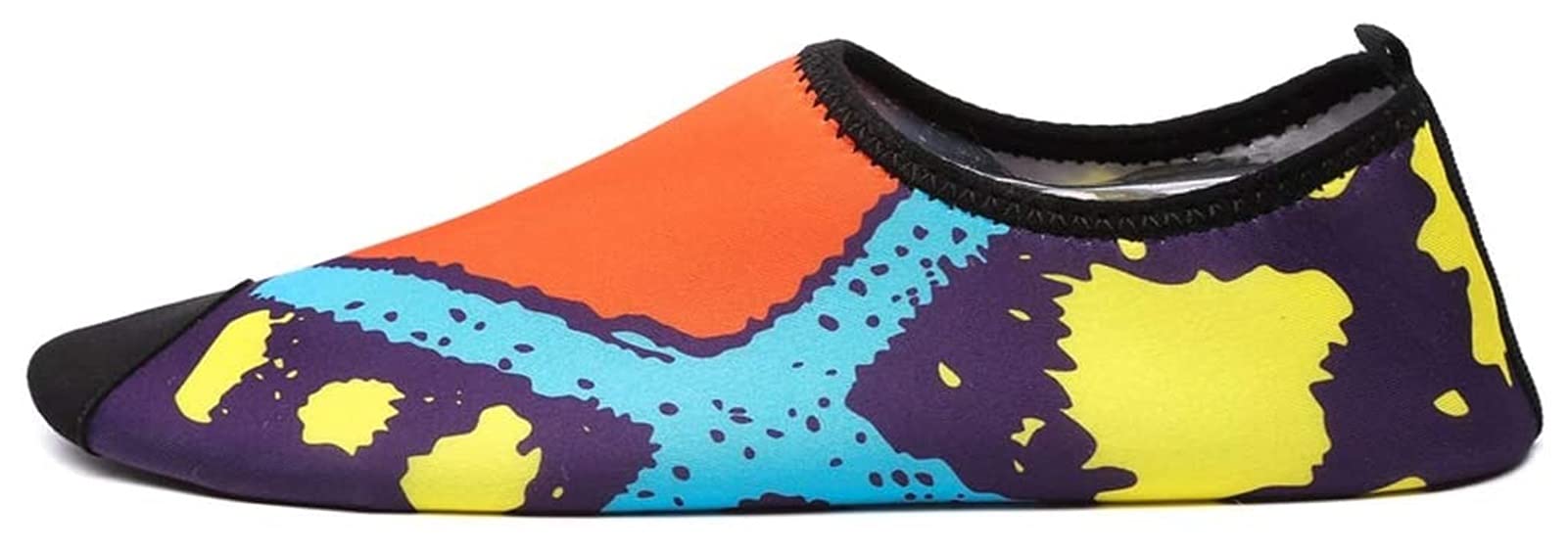 Men's & Women's Quick-Dry Water Shoes for Beach, Swimming & Water Sports - Lightweight Aqua Socks (Orange, Size 39/40 EU) - Perfect for Surfing, Kayaking, Poolside & Summer Vacations