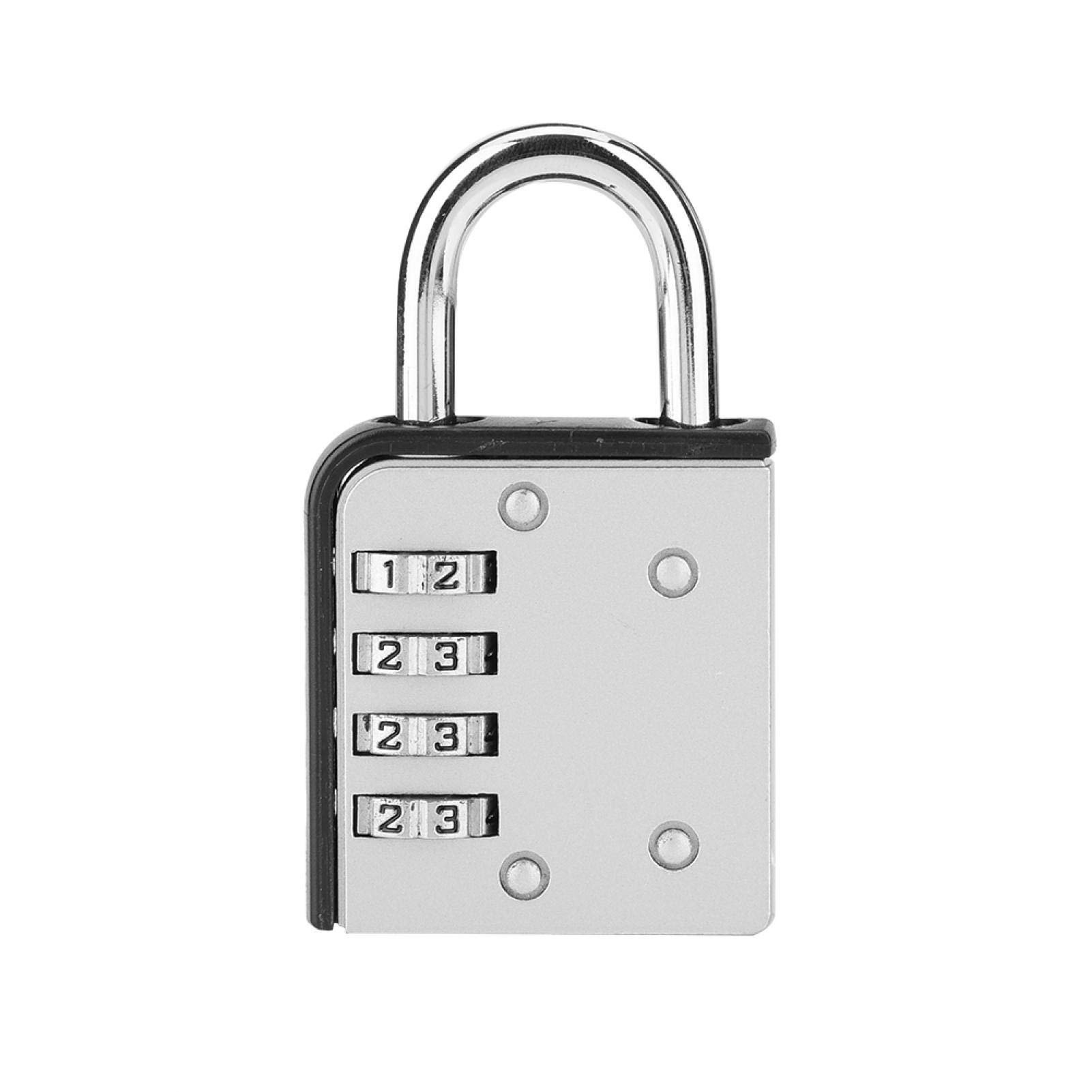 4 Digit Combination Luggage Lock - Keyless Anti-Theft Security for Suitcases, Backpacks, Doors, Windows & Cabinets | Durable Travel & Home Use Accessory