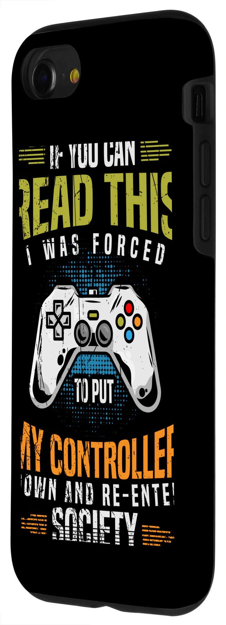 Funny Gamer Video Games Gift Idea iPhone SE (2020) / 7 / 8 Gaming Phone Case - Perfect for Gaming Enthusiasts & Tech Lovers