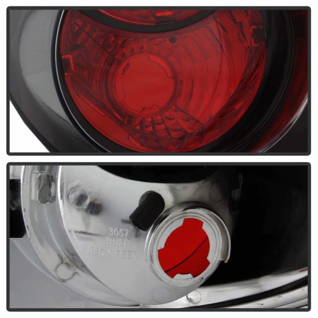 Spyder Euro Style Black Tail Lights Pair for Dodge Caravan & Grand Caravan 2001-2007 | Model 5002211 | Upgrade Your Van's Rear Appearance for Night Driving & Enhanced Safety