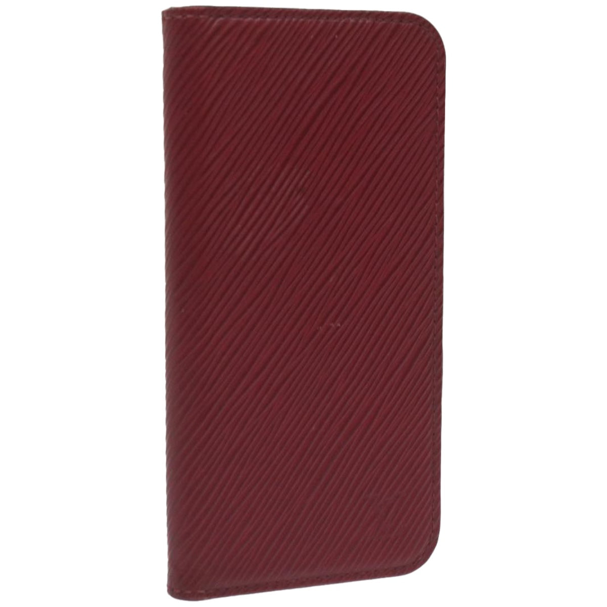Premium Burgundy Leather iPhone Case with Iconic Texture | Shockproof & Scratch-Resistant Protection | Perfect for Business & Everyday Use