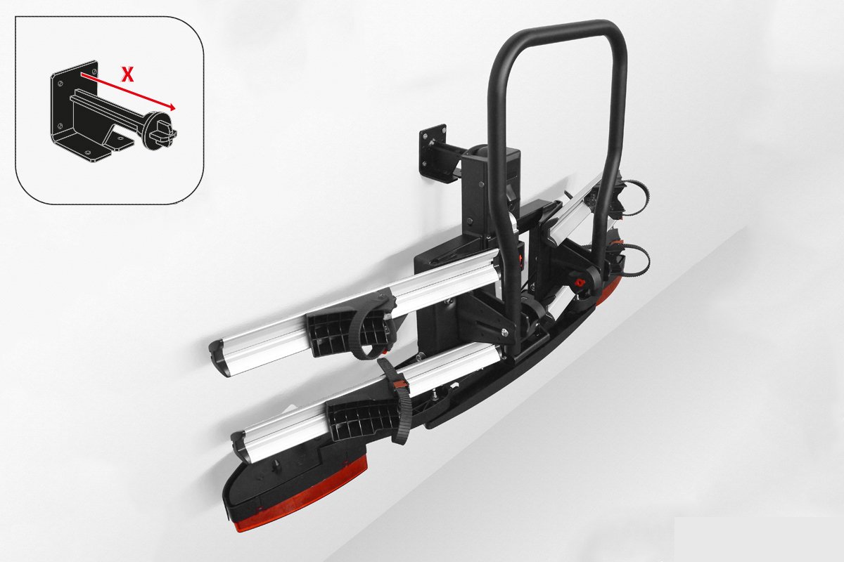 Heavy Duty Bike Wall Mount Hanger - Secure & Space-Saving Bicycle Storage Solution for Garage, Shed or Apartment - Perfect for Mountain Bikes, Road Bikes & Kids Bikes