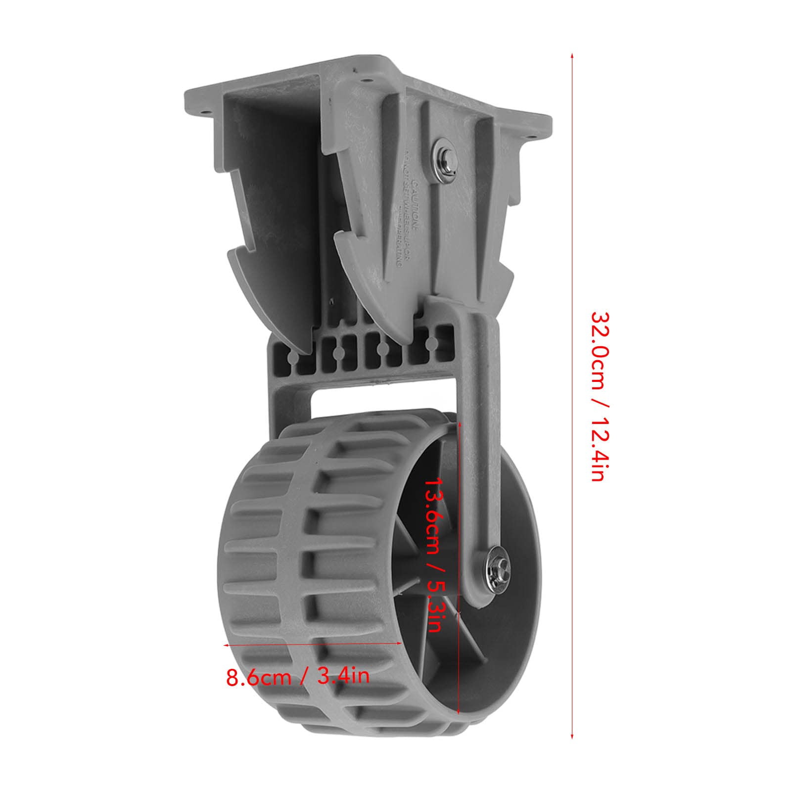 Dinghy Wheels - 2 Pack Flip Up Retractable Nylon Boat Launching Wheels for Inflatable Boats, Rafts & Small Kayaks | Easy Transport & Storage for Watercraft