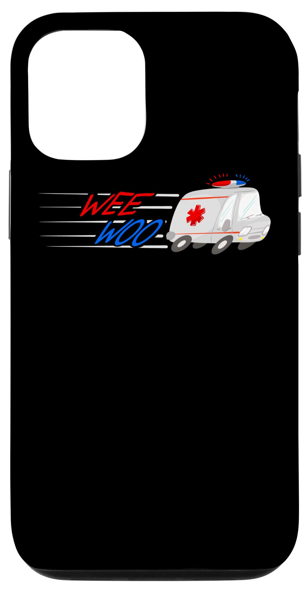 Funny Wee Woo Cute Medical Toy Truck iPhone 12/12 Pro Phone Case - Perfect Gift for Paramedics & Kids | Great for Playtime, Costume Parties & First Responder Enthusiasts