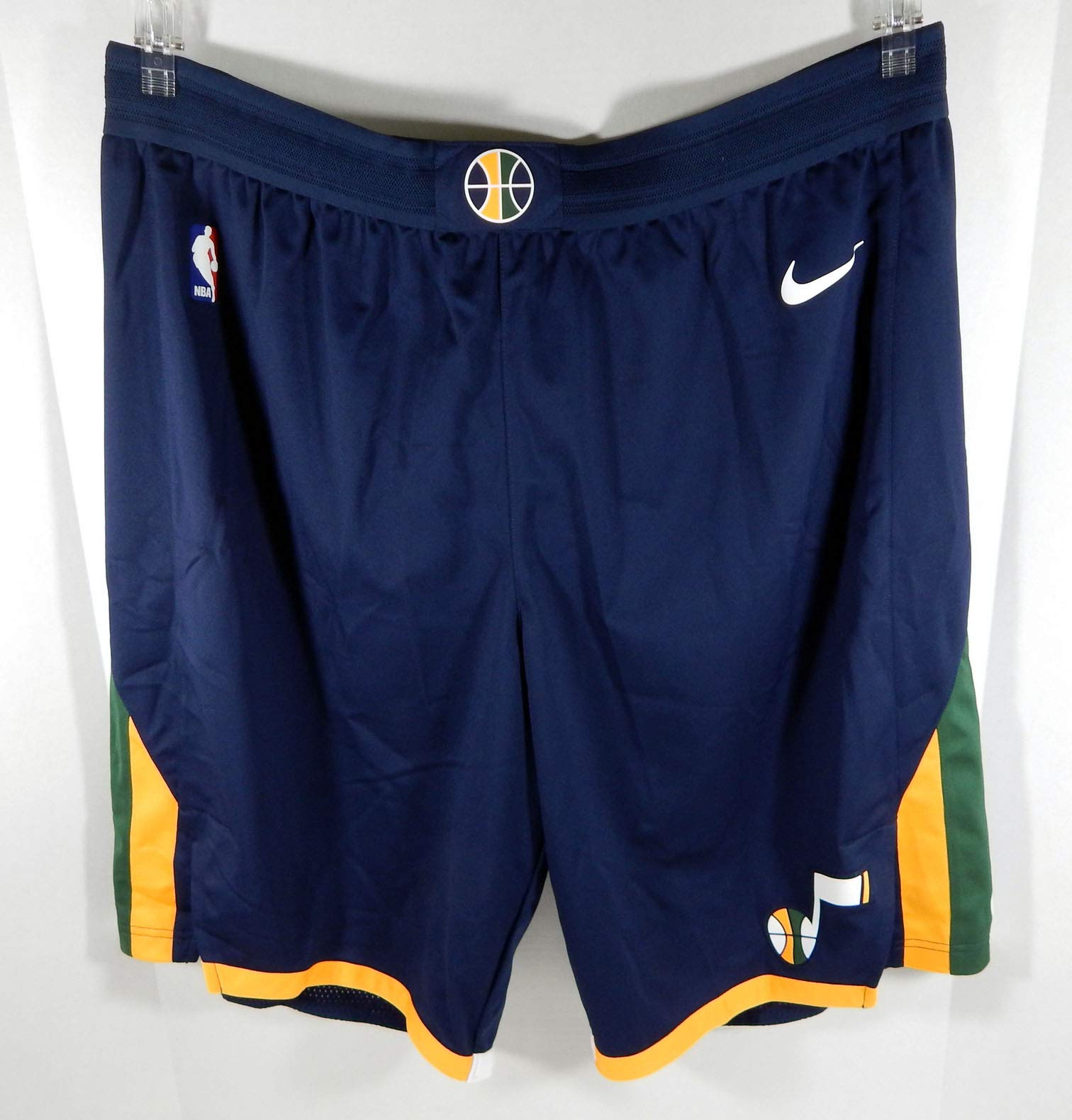 2017-18 Utah Jazz Nike Authentic Pro Cut Game Issued Navy Basketball Shorts Size 46+3 - Perfect for NBA Fans, Collectors & Game Day Outfits